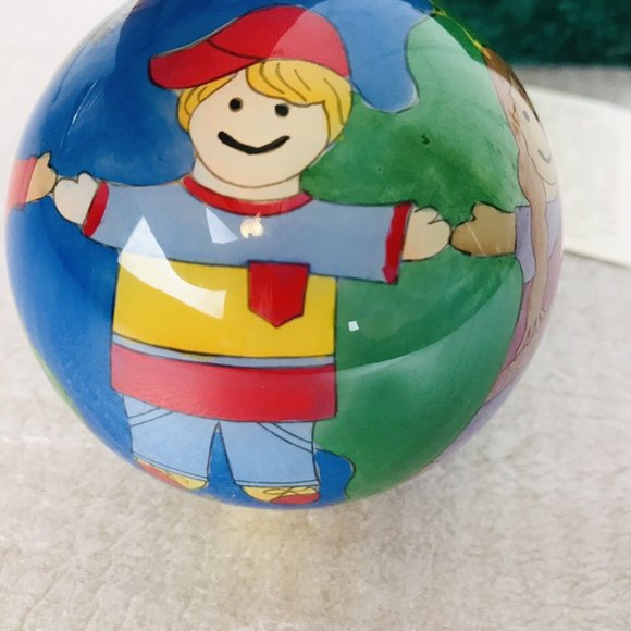 Pier 1 Li Bien International Children 3 inch Christmas Ornament Box & Card - Picture 3 of 5
